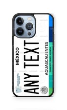 Funda de teléfono con matrícula Aguascalientes México 2007 para iPhone 16 Samsung Google