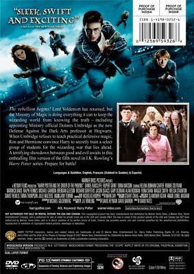Harry Potter and the Order of the Phoenix (DVD, 2007, Widescreen