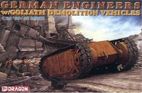 Deutsche Ingenieure Mit Goliath Abrissfahrzeugen Plastikset 1:35 Modell