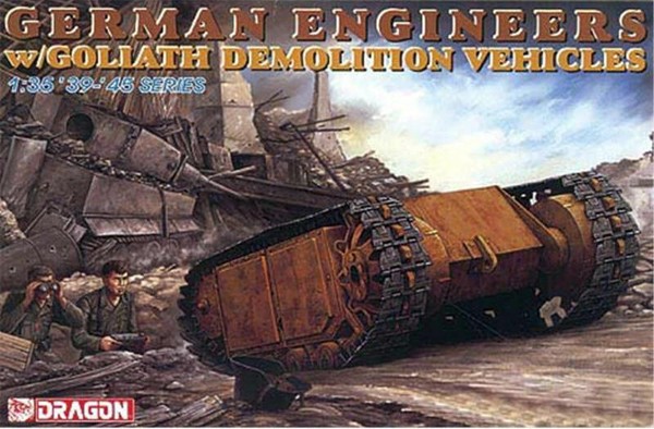 Deutsche Ingenieure Mit Goliath Abrissfahrzeugen Plastikset 1:35 Modell-image