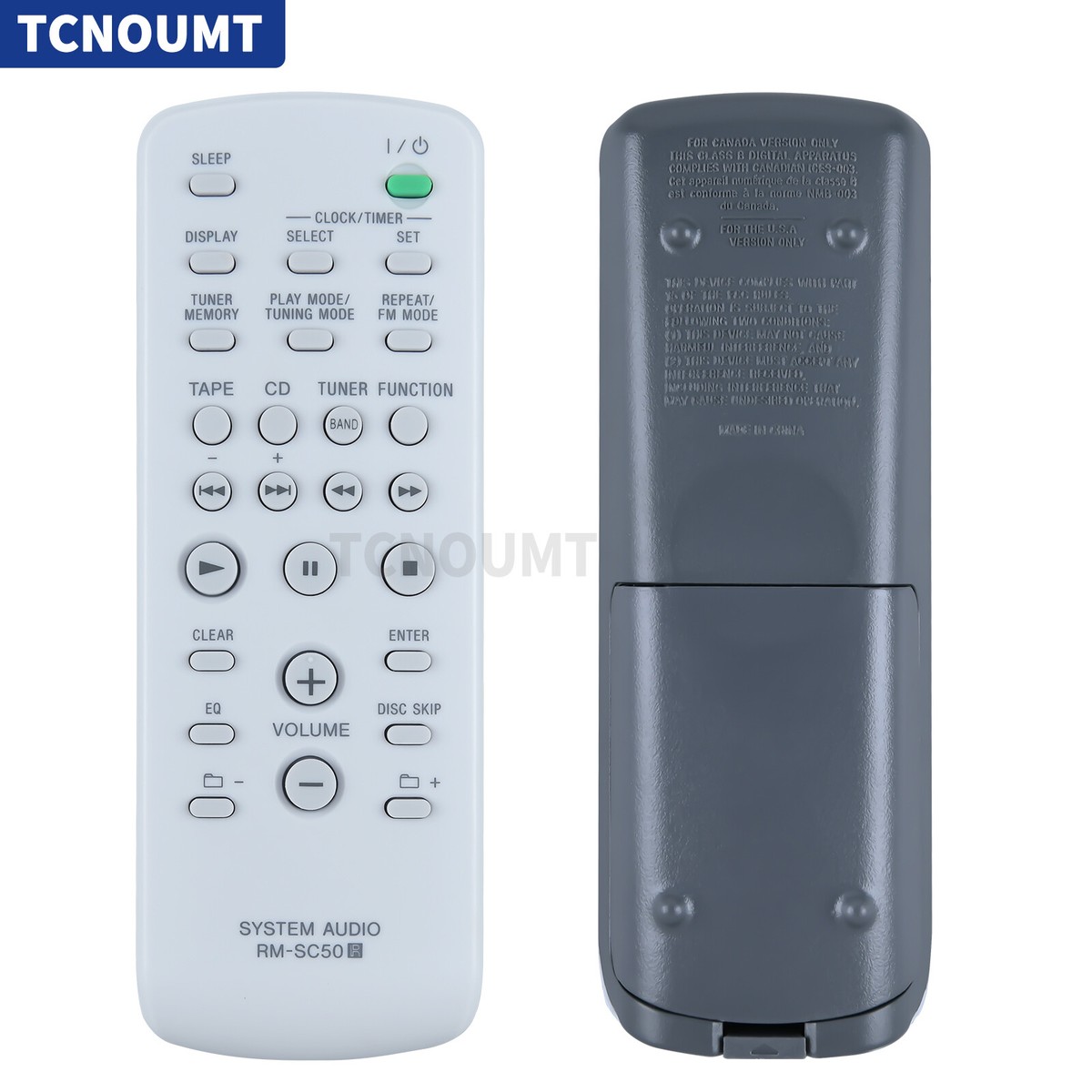 New RM-SC50 Remote Control For Sony Audio System CMT-G83 CMT-HPZ7