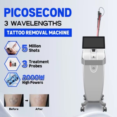 5 Million Shots Picosecond Tattoo Removal PICO LASER Skin Rejuvenation Machine