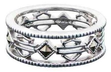 Ladies Harley-Davidson  Marcasite Outline Bar...