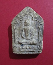 altes Amulett, Phra Somdej Amulett, sitzender Buddha, Ingredienzien,