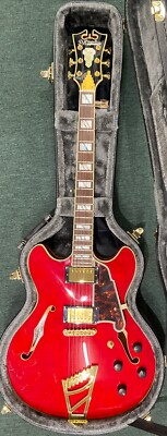D'Angelico Excel EX DCTP Semi-Hollowbody Electric Guitar Viola with Stairstep