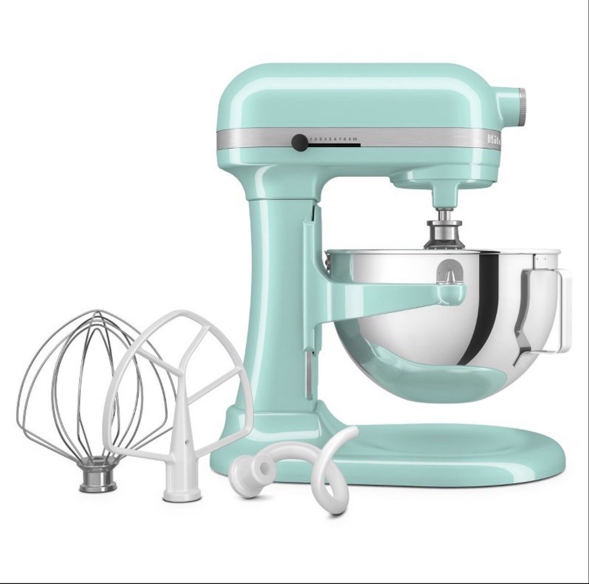 KitchenAid Pro 5 Plus Lift Mixer Ice Blue NEW - White Ceramic Bowl