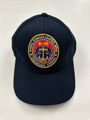 The Corps Naval Consolidated Brig Virginia Logo Blue Baseball Cap Hat One Size