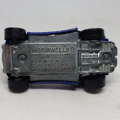 HotWheels DUNE DADDY 1969 マテル 当時物　香港製 Hot Wheels Redline Dune Daddy 1969 Blue White Interior Made In