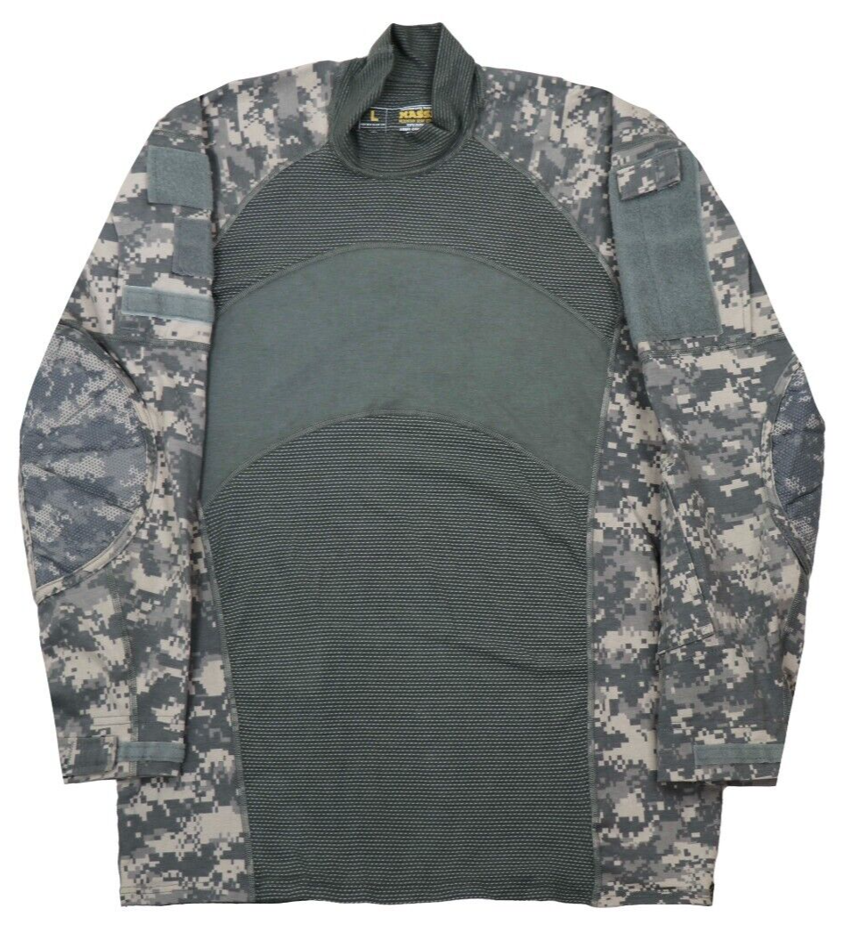 XSmall - US Army Round Neck ACU Combat Shirt Uniform Top UCP