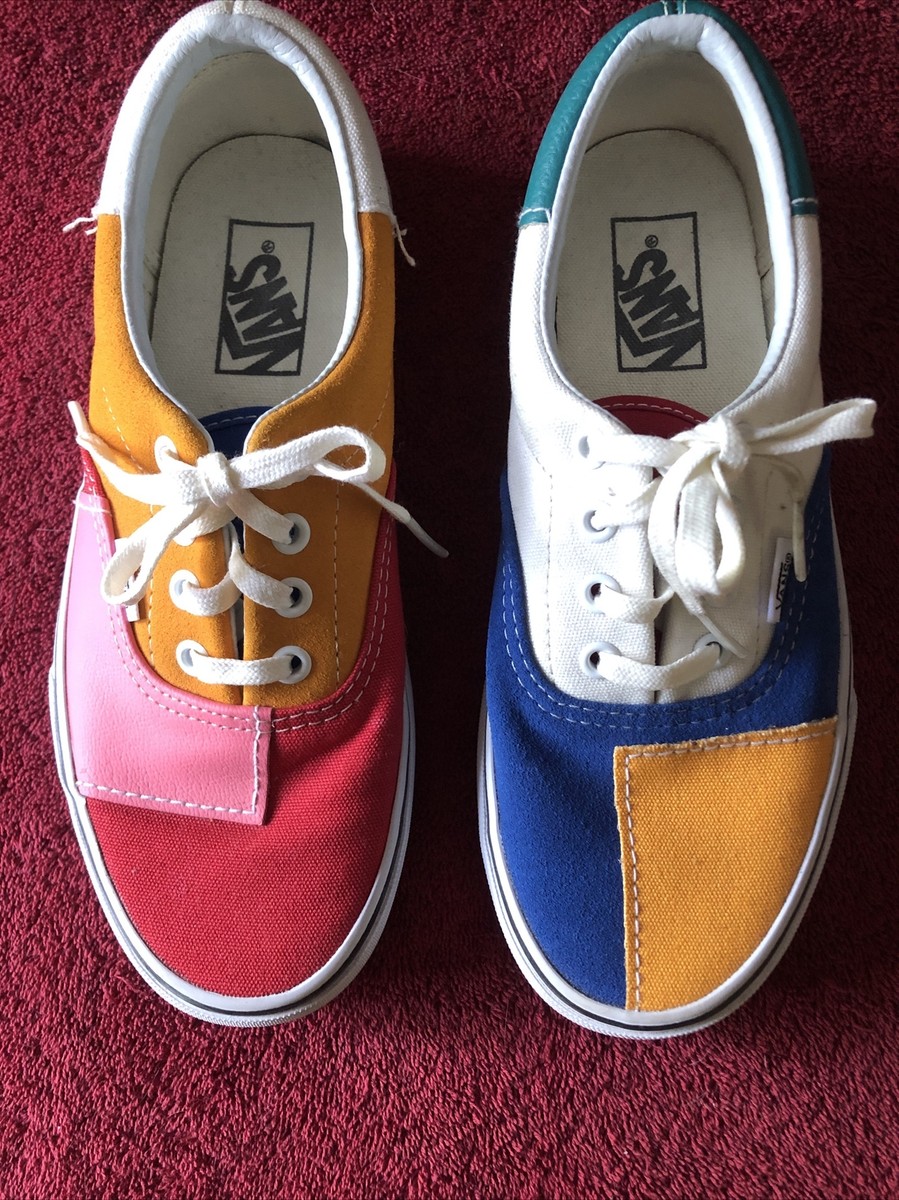 Sneakers Mens Patchwork Vans Vans Multi Color Patchwork Sneakers