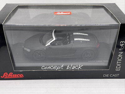 Audi R8 V10 Spyder 2012 Concept Black Schuco 07524 1:43 Die Cast