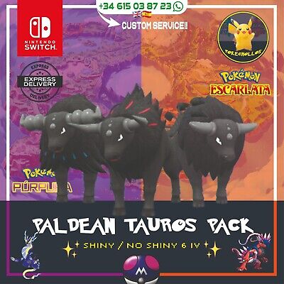 ✨ TATSUGUIRI 3 PACK SHINY 6 IV✨ Pokemon escarlata - scarlet🍊púrpura -  violet 🍇