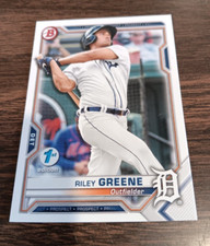 RILEY GREENE 2021 BOWMAN FIRST EDITION CARD BFE-4 DETROIT TIGERS (ROOKIE BASE)