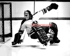 WHA  Cleveland Crusaders Goalie Gerry Cheevers Game Action 8 X 10 Photo Picture