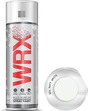 WRX Matt White 501 Multi Purpose Aerosol Spray Paint Solvent Based Acrylic 400ml