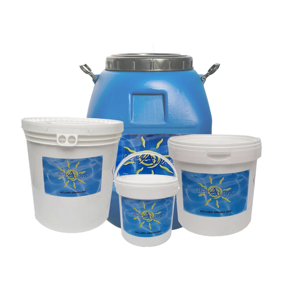 Aquavant Fluidra Dicloro Granulare 56% Cloro Shock Piscina Rapida Dissoluzione