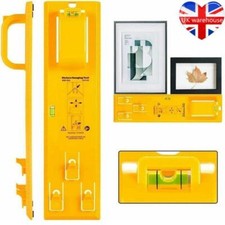 Frame Hanger Picture Wall Hanging Easy Tool Photo Hanging Kit Level Ruler Decor