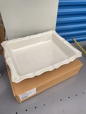 JULISKA Berry and Thread White Rectangular Baker Lasagna Baking Dish 17.5 X 14"