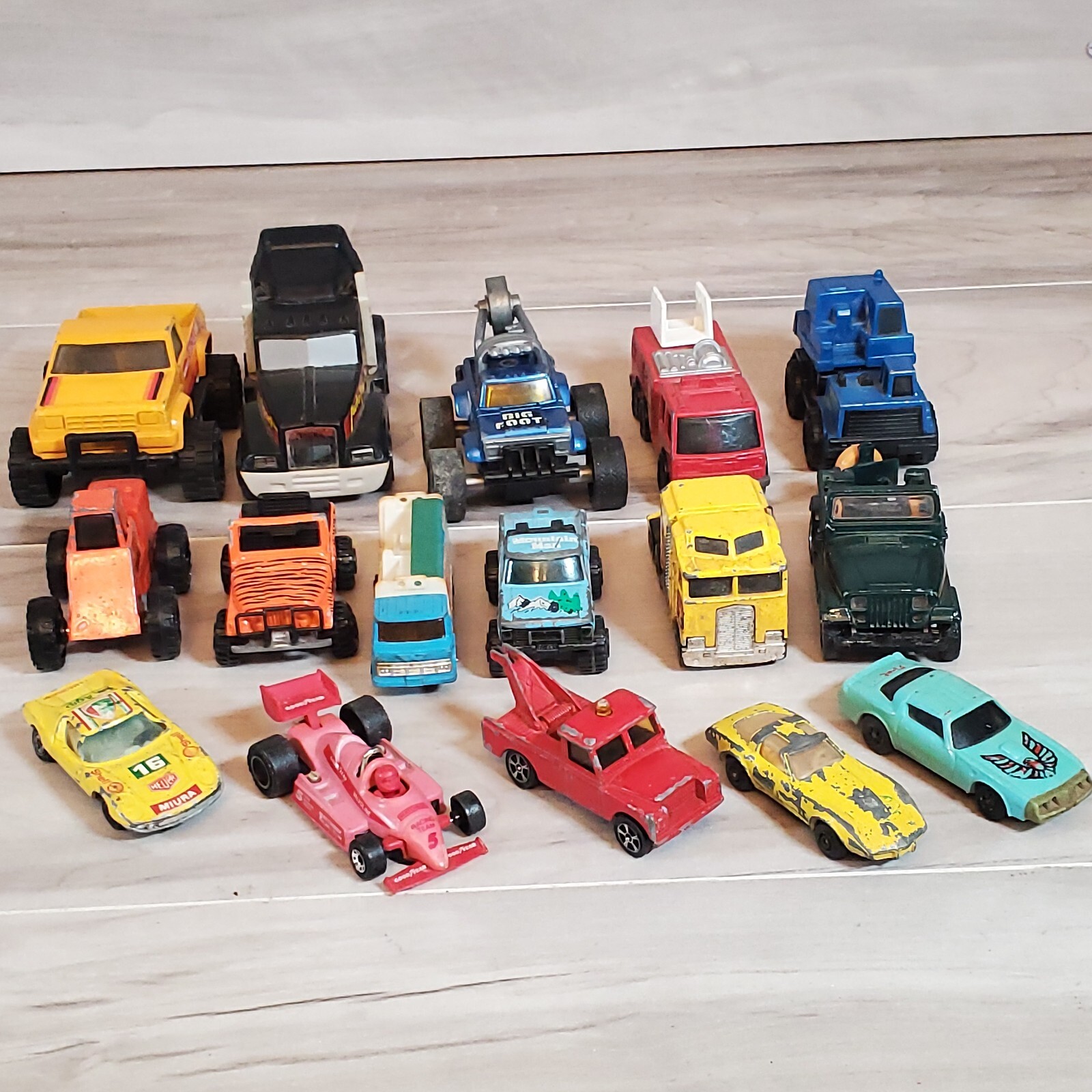 Vtg Toy Car Truck Lot Tonka Matchbox Yatming Playa Kidco Jr Parts