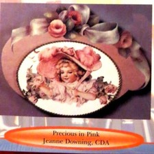 JEANNE DOWNING FACE FLORAL ART LESSON DECORATIVE ART VIDEO VHS