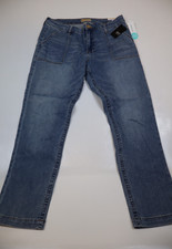 NEW KUT From the Kloth Stevie Women's Blue Indigo Straight Leg Denim Jeans 12