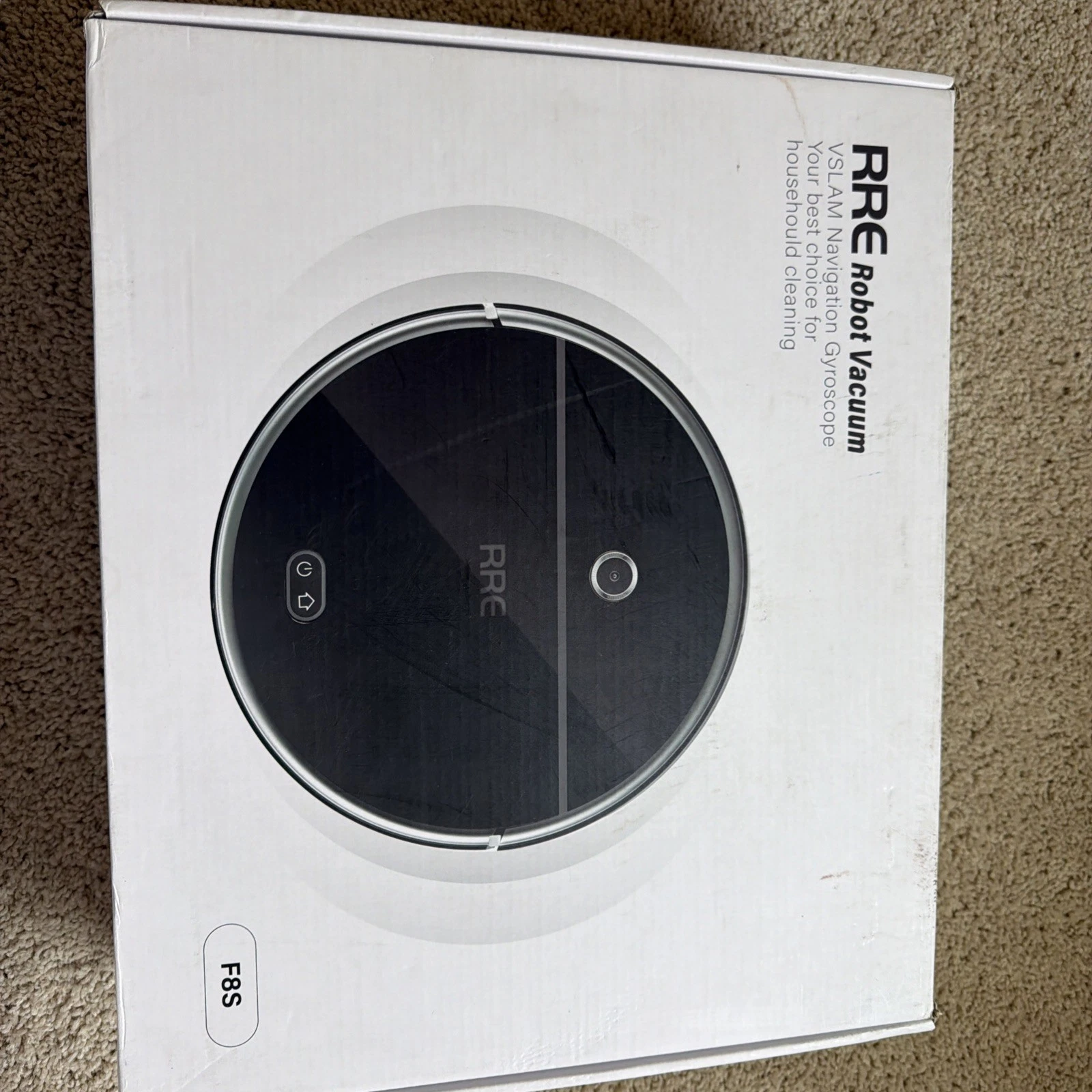 RRE Robot Vacuum VSLAM Navigation Gyroscope Model: F8S - BLACK