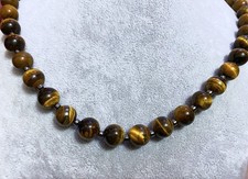 Collana Con Ciondolo A Croce Con Perline A Occhio Di Tigre - Foto 5