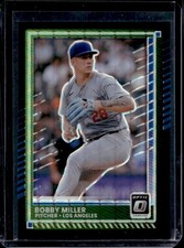 2025 Panini Donruss Bobby Miller Optic Black Finite #1/1 Dodgers