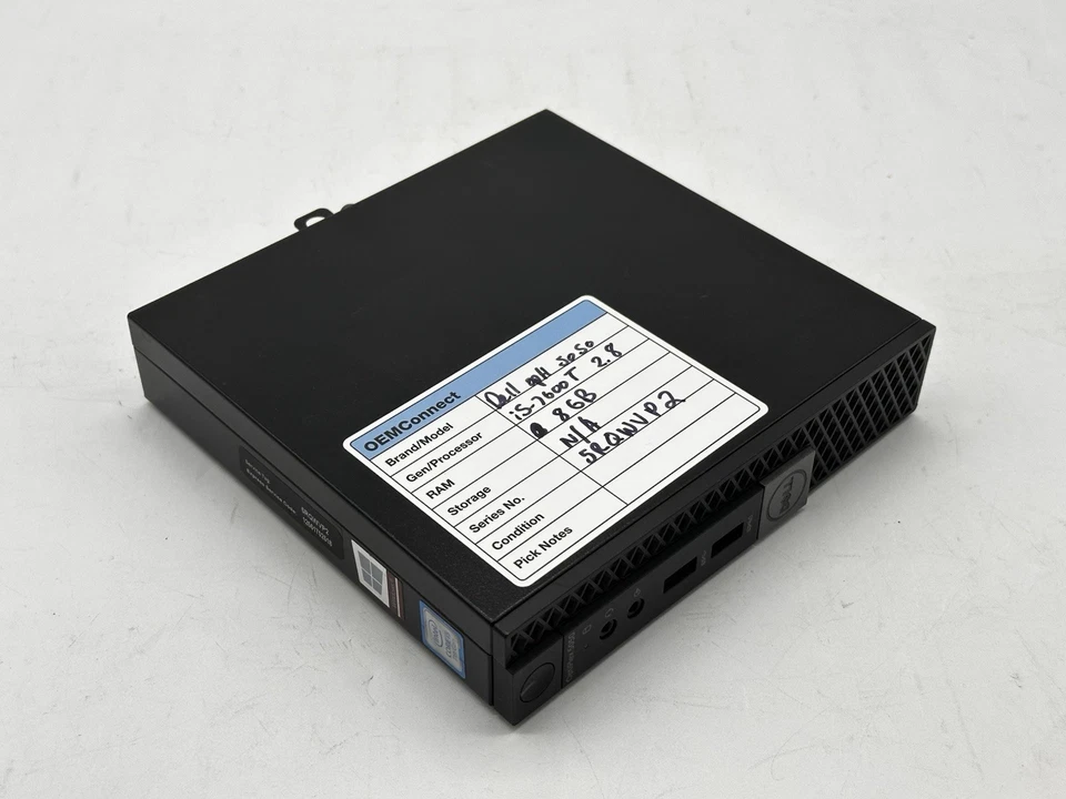 Dell OptiPlex 5050 MFF (Core i5-7600T, 2.80GHz, 8GB RAM) No HDD/OS/Adapter - Image 2 of 4