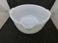 Vintage Sunbeam Junior Mixmaster Stand White Milk Glass Mixing Bowl Cat# 11-8768