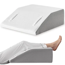 Leg Elevation Pillow for After Surgery, 8inch Foam Leg Elevating Pillow for S...