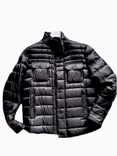Piumino nero come nuovo Moncler giacca uomo taglia 5