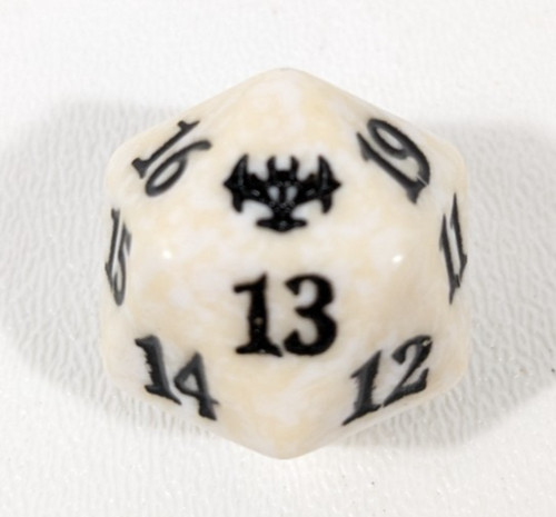 MTG d20 Spindown 20-sided Life Counter die dice Innistrad Crimson Vow White