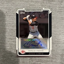 2008 Topps Highlights Auto Jorge Cantu #HA-JLC Auto Cincinnati Reds