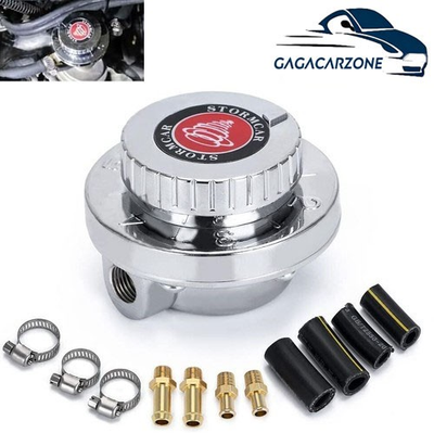 #ad 1 6 PSI Universal Adjustable Fuel Pressure Regulator Kit For Carburetor Engine $20.68