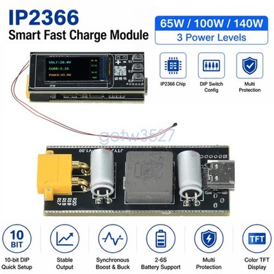 IP2366 Bidirectional Charging Board 2-6S Li-ion Battery Charge Discharge Module
