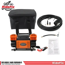 Portable Inflator For Truck Tires Max 150 PSI Heavy Duty Dual Cylinder 12V