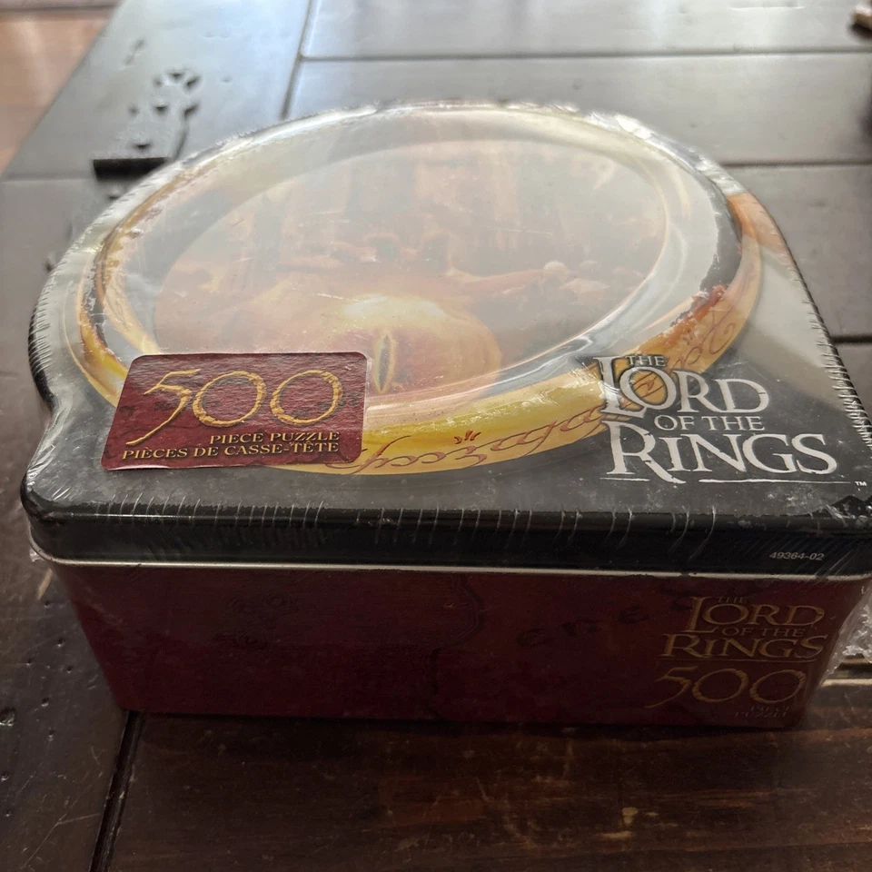 LORD OF THE RINGS Jigsaw Puzzle 500 piece Evil Forces COLLECTOR TIN New Sealed - Image 2 of 4