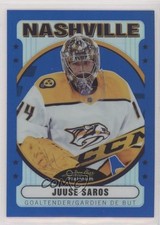 2021-22 O-Pee-Chee Platinum Retro Rainbow Blue 87/199 Juuse Saros #R-28 q2c