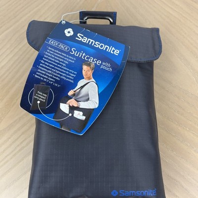 Samsonite Foldaway Packable Suitcase with Pouch Travel Carry-On Bag Easy Pack