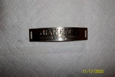 ORIGINAL Northern Pacific Railway Brakeman's RAILROAD Metal HAT Cap Badge