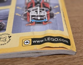 LEGO 8455 Technic Loader INSTRUCTION MANUAL ONLY Released 2003 Paper Book Copy