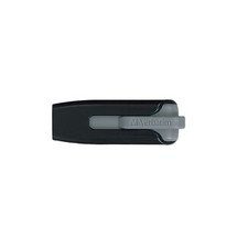 VERBATIM 128-GB Store n Go V3 USB 3.2 Gen 1 Flash Drive, Gray