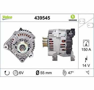 Lichtmaschine, Generator VALEO 439545
