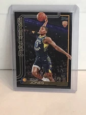Kam Jones 2025-26 Topps #239 RC Indiana Pacers Black /68 SSP & NL-38