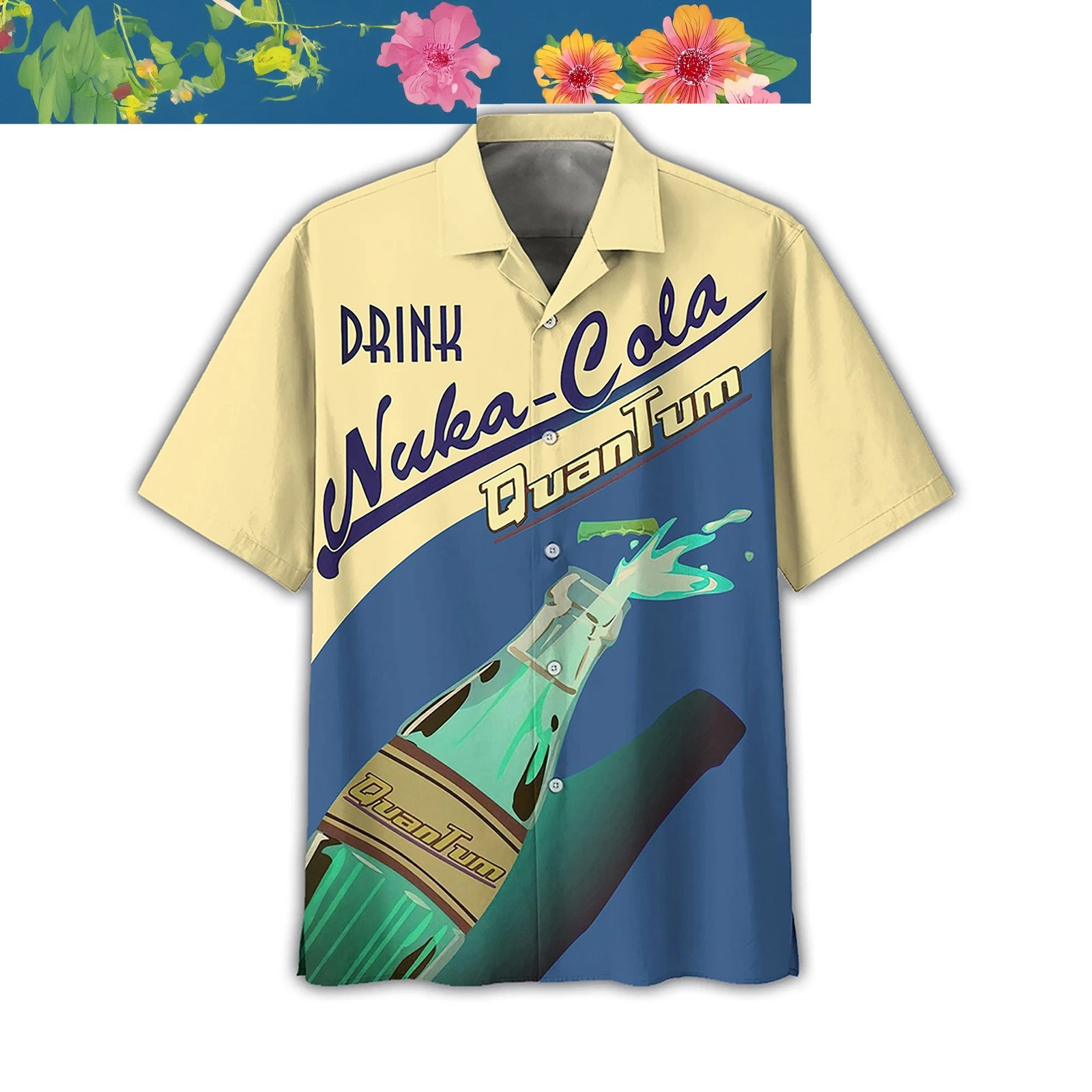 Falllout Be Smart Be Safe Hawaiian Shirt Men Women Nuka Cola Vault Life