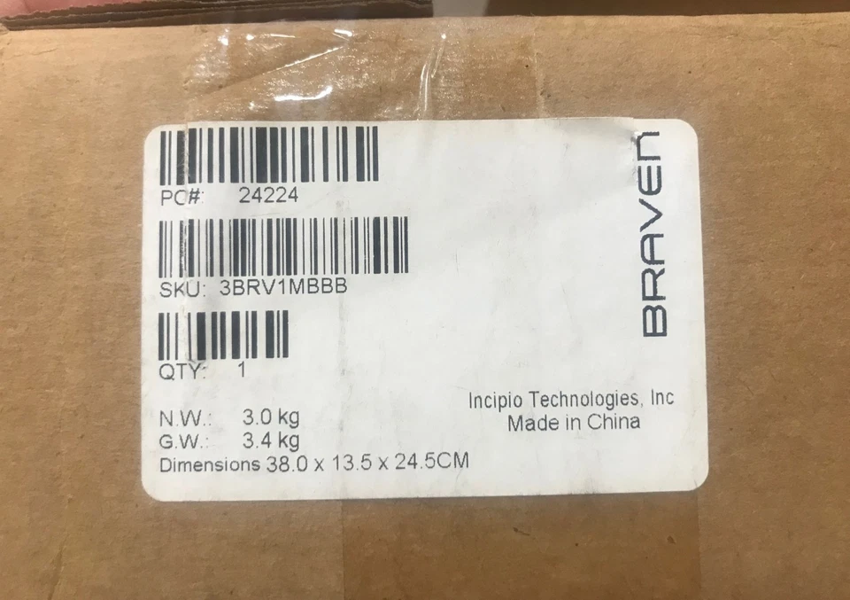 Braven BRV1M WIRELESS BLUETOOTH SPEAKER - Black - Image 3 of 4