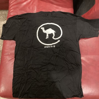 Vintage 90s Camel Where Its At @ Cigarette Advertisement Shirt Size XL