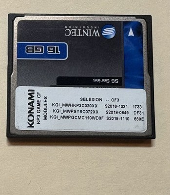 KONAMI 16 GB CF GAME CARD SELEXION CONCERTO KP 3.5 OEM TESTED
