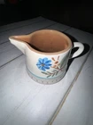 Vintage Stangl Pottery Blue Daisy Hand Painted Creamer Pitcher